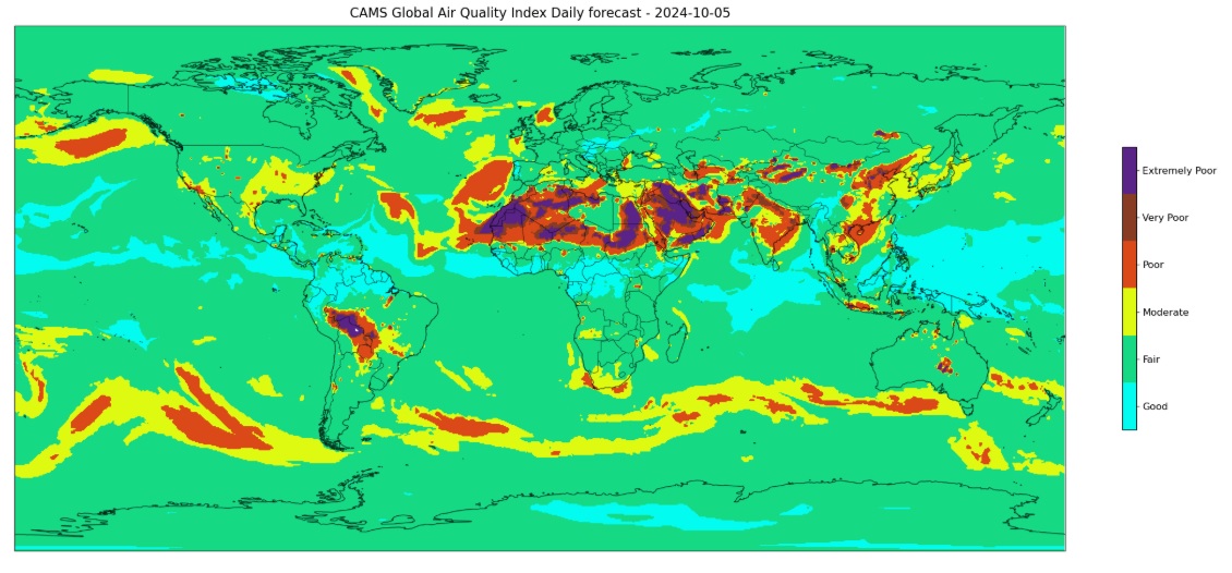 CAMS Global Air Quality Index